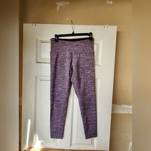 Purple and Black Leggings